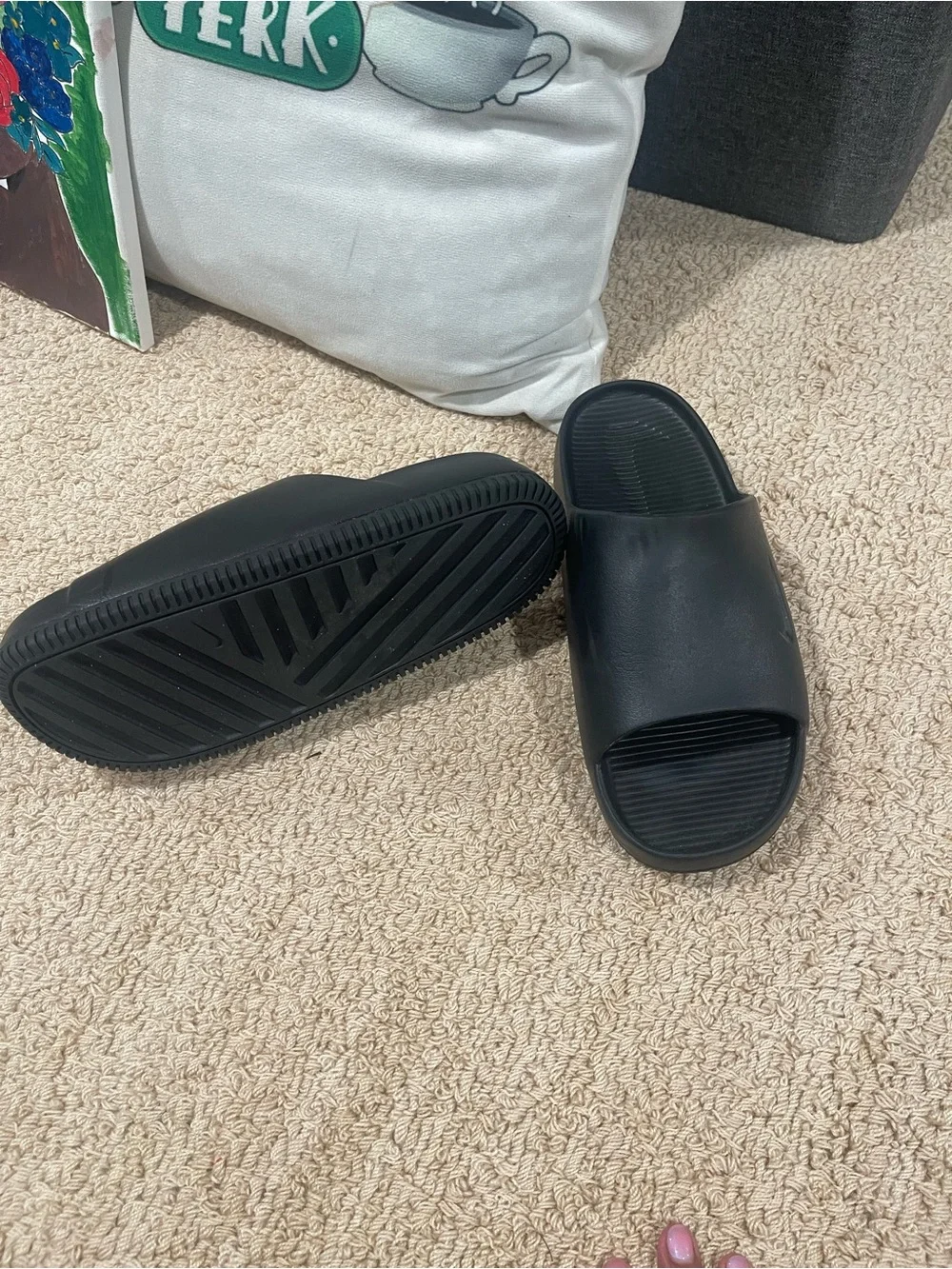 Nike Black Slide Sandals
